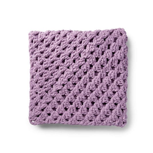 Crochet Blanket made in Bernat Blanket Extra yarn
