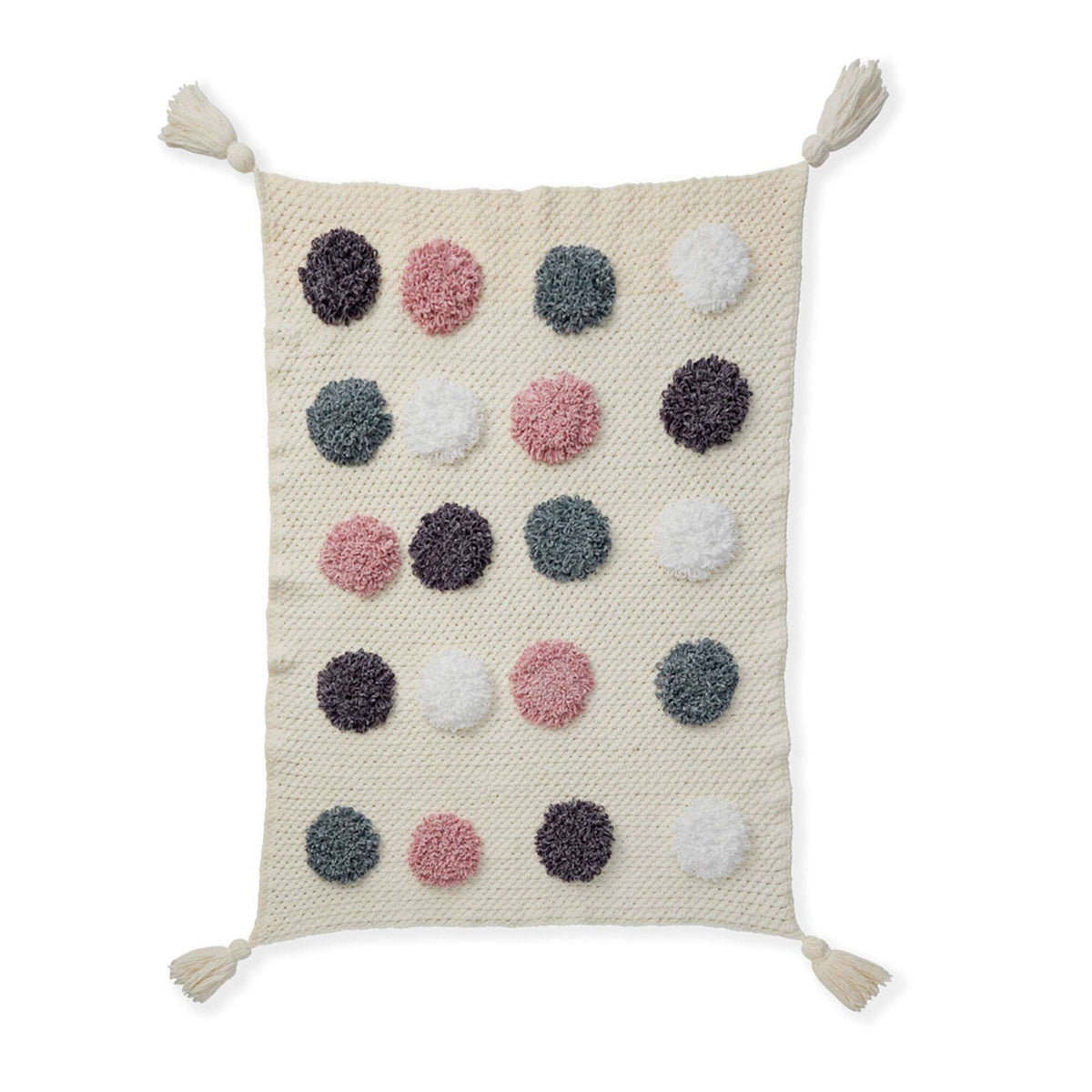 Crochet Blanket made in Bernat Blanket yarn