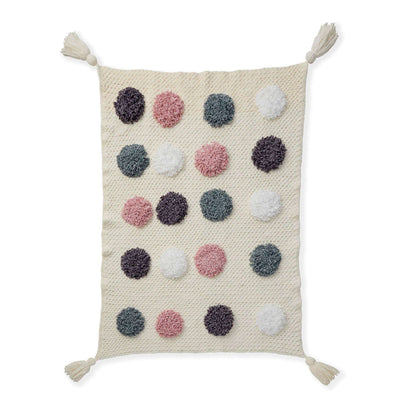 Bernat Loopy Dots Crochet Blanket Crochet Blanket made in Bernat Blanket yarn