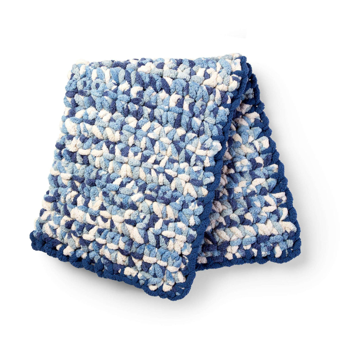 Crochet Blanket made in Bernat Blanket Big yarn
