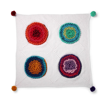 Bernat Pop! Petals Crochet Blanket Crochet Blanket made in Bernat Pop! yarn