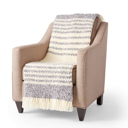 Bernat Twist & Weave Crochet Blanket Single Size