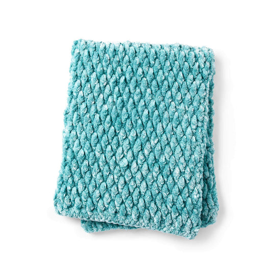 Crochet Blanket made in Bernat Velvet Plus yarn