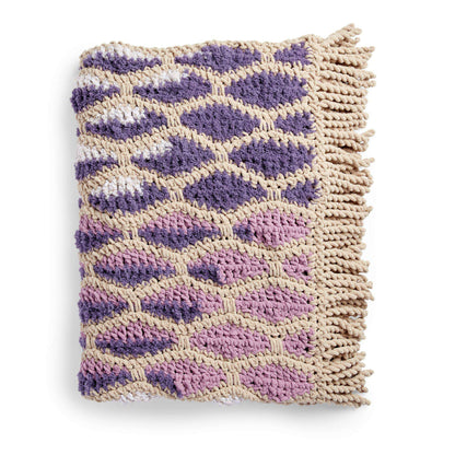 Bernat Dancing Diamonds Crochet Blanket Crochet Blanket made in Bernat Home Bundle yarn