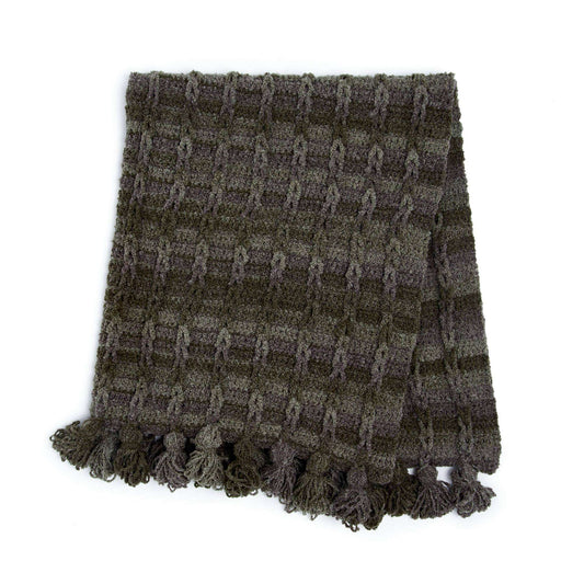 Crochet Blanket made in Bernat Toasty yarn