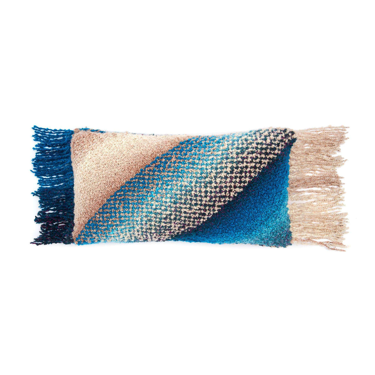Crochet Pillow made in Bernat Toasty yarn