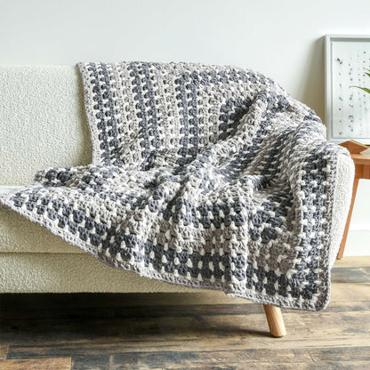 Bernat Rectangle Granny Crochet Blanket Crochet Blanket made in Bernat Blanket yarn