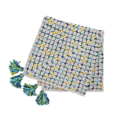 Bernat Crochet Square Flair Blanket Crochet Blanket made in Bernat Blanket yarn