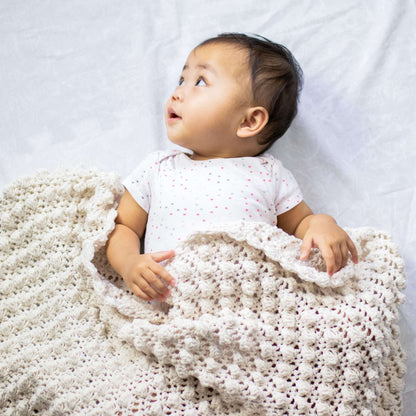 Bernat Cuddle Up Bubble Up Crochet Blanket Crochet Blanket made in Bernat Bundle Up yarn