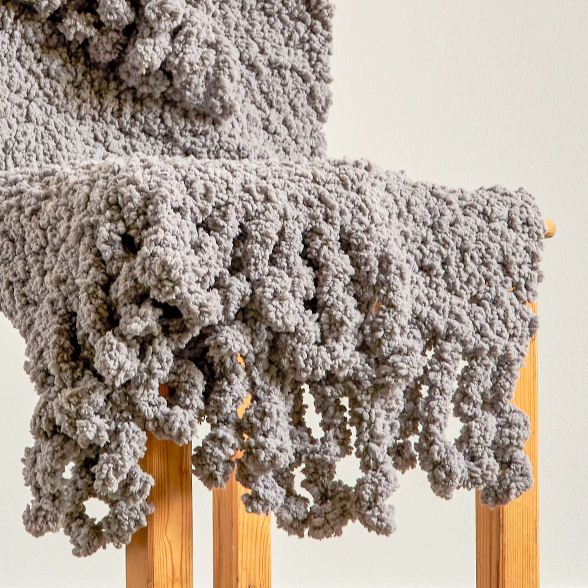 Crochet Blanket made in Bernat Sheepy yarn