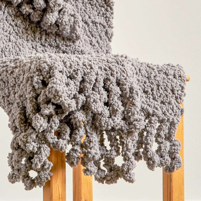 Bernat Shearling Crochet Blanket Crochet Blanket made in Bernat Sheepy yarn