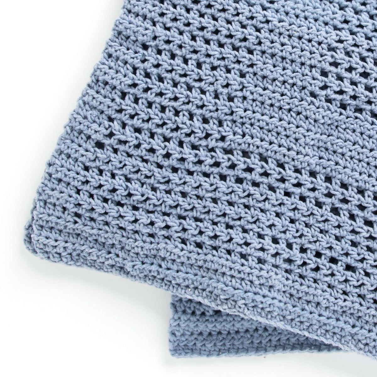 Crochet Blanket made in Bernat Forever Fleece yarn