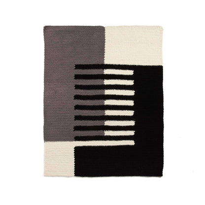 Bernat Modern Geometry Crochet Blanket Crochet Blanket made in Bernat Blanket O'Go yarn