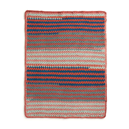 Bernat Touch of Texture Crochet Blanket Single Size