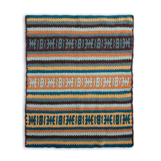 Crochet Blanket made in Bernat Blanket O'Go yarn