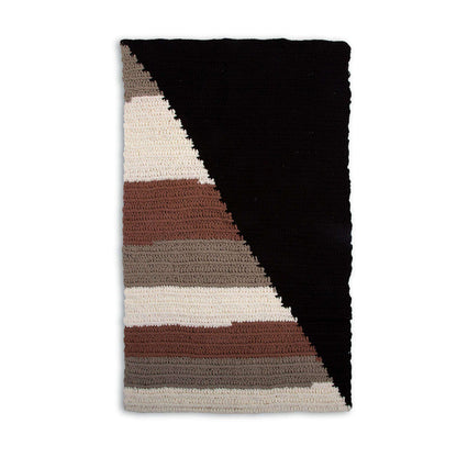Bernat Diagonal Split Crochet Blanket Crochet Blanket made in Bernat Blanket O'Go yarn