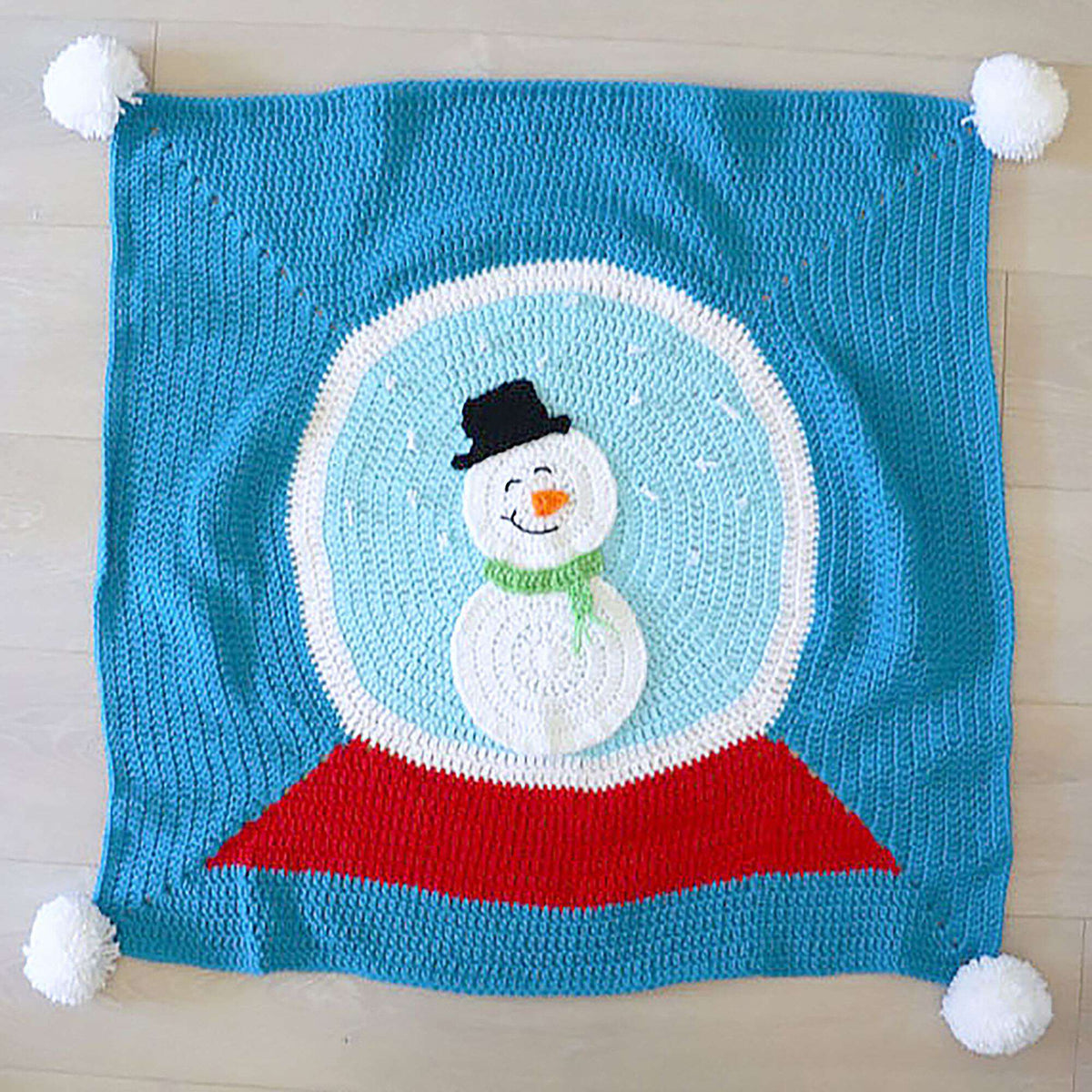 Crochet Blanket made in Bernat Super Value yarn