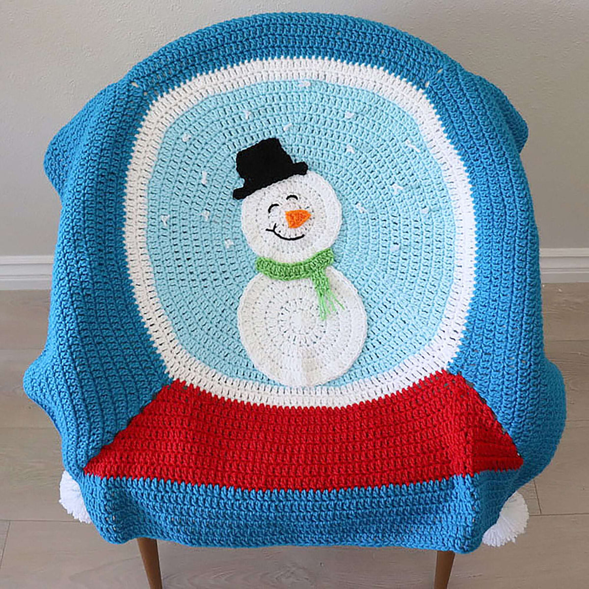 Crochet Blanket made in Bernat Super Value yarn