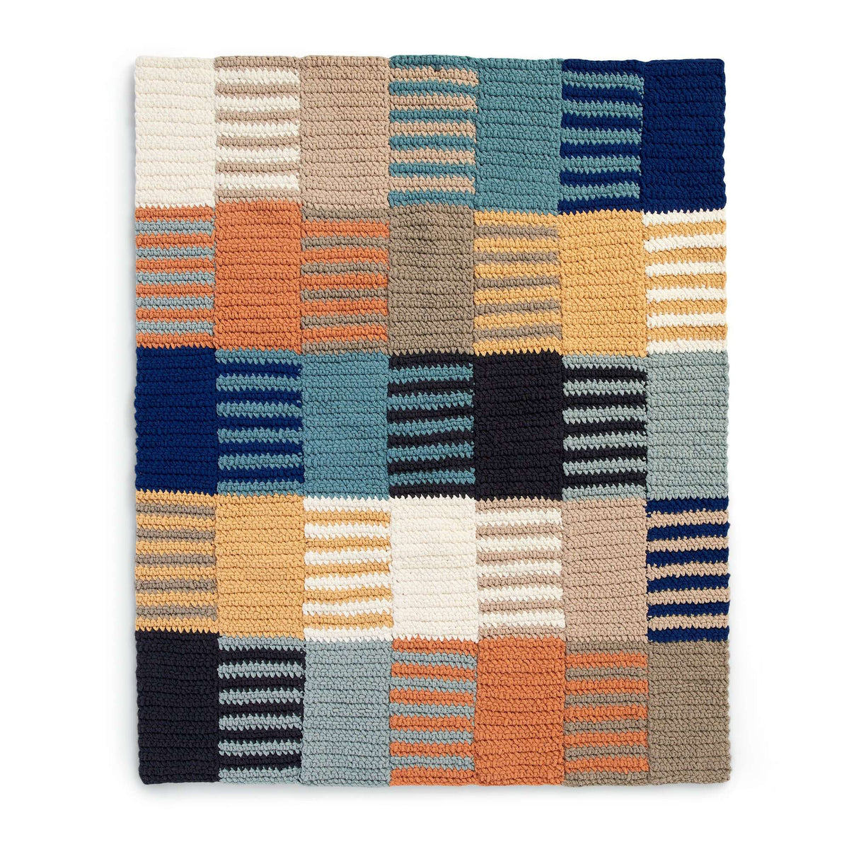 Crochet Blanket made in Bernat Blanket O'Go yarn