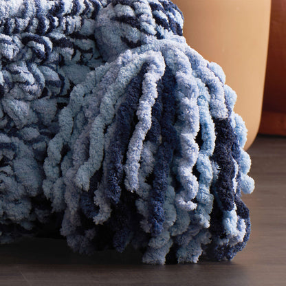 Bernat Big Bold Tasseled Basket Crochet Basket made in Bernat Big Bold yarn