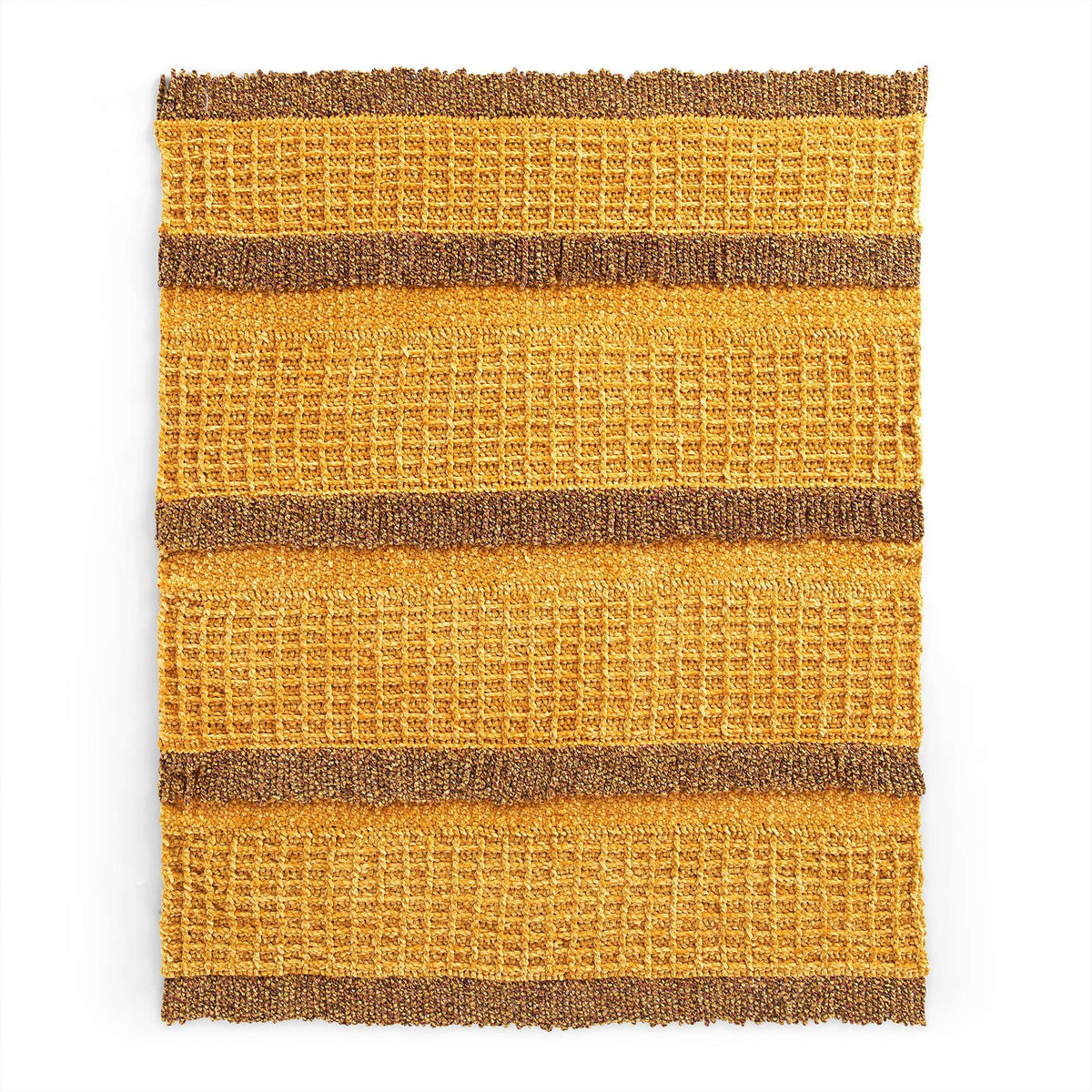 Crochet Blanket made in Bernat Velvet yarn