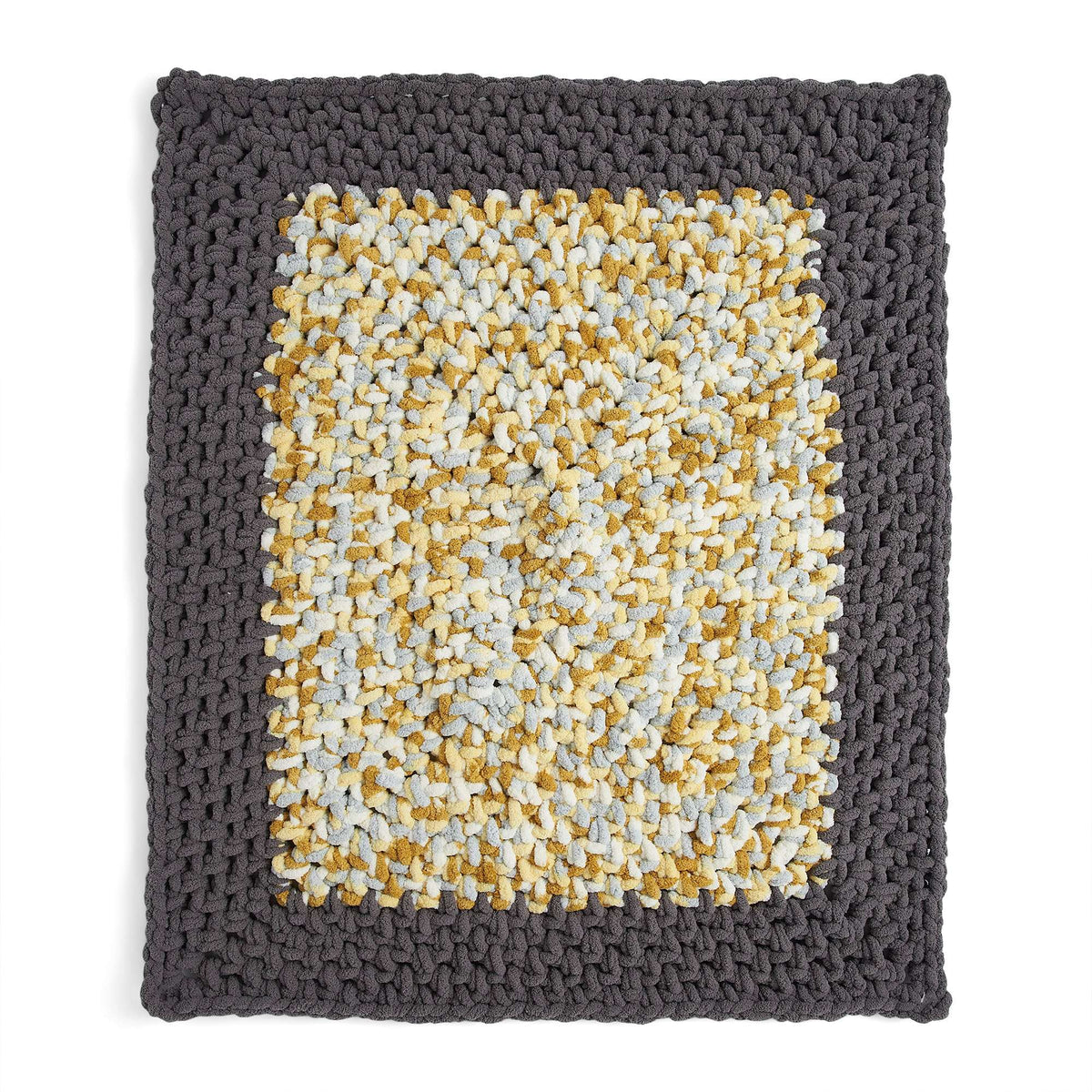 Crochet Blanket made in Bernat Blanket Extra Thick yarn