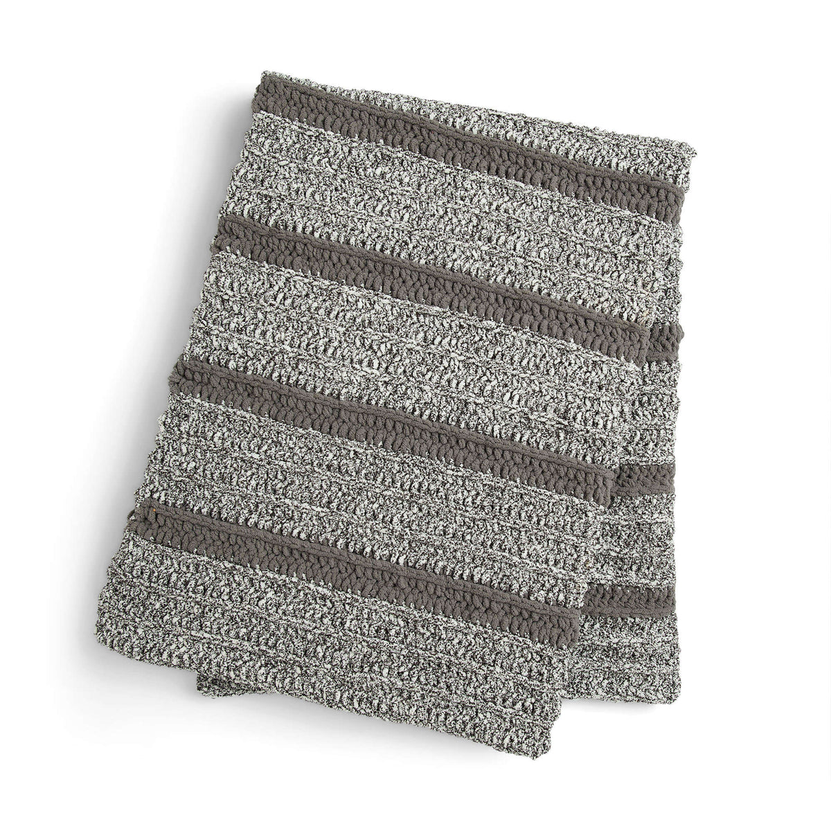 Crochet Blanket made in Bernat Blanket yarn