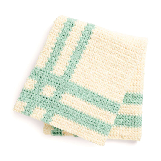 Crochet Blanket made in Bernat Baby Blanket yarn