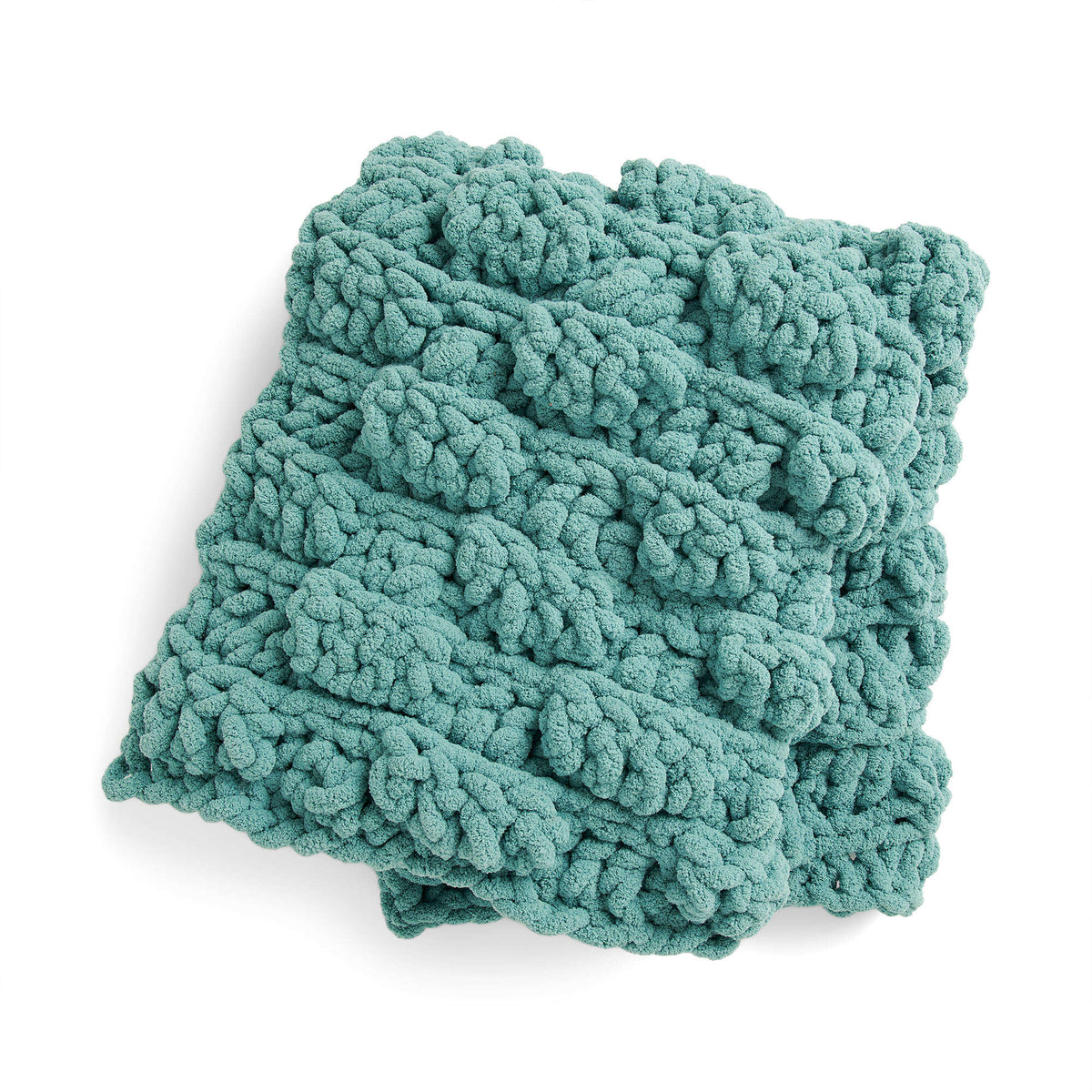 Crochet Blanket made in Bernat Blanket Extra Thick yarn
