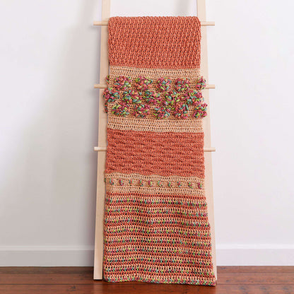 Bernat Stripes & Loops Crochet Blanket Crochet Blanket made in Bernat Suede-ish yarn