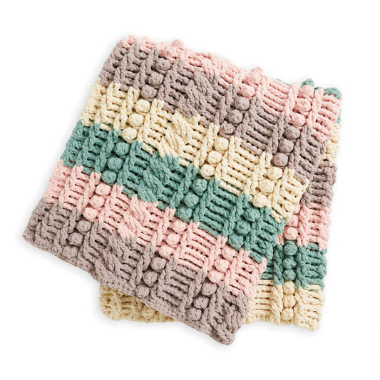 Crochet Blanket made in Bernat Blanket yarn