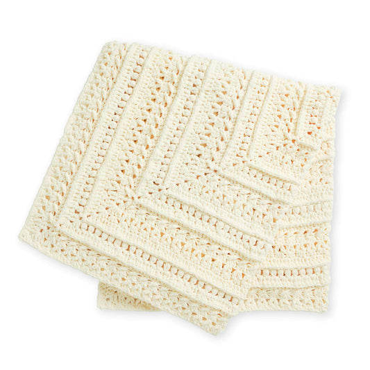 Crochet Blanket made in Bernat Blanket yarn