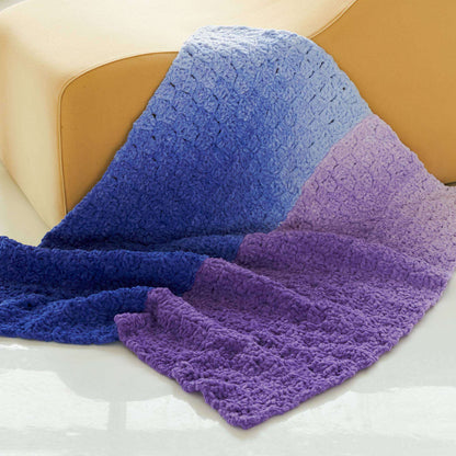 Bernat Chevron C2C Crochet Blanket Crochet Blanket made in Bernat Blanket Perfect Phasing yarn