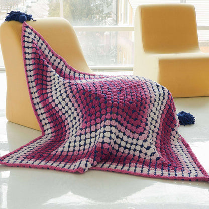 Bernat Just a Phase Crochet Blanket Crochet Blanket made in Bernat Blanket Perfect Phasing yarn