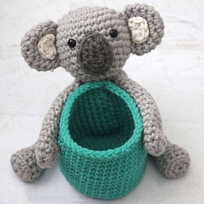 Bernat Koala Crochet Basket Crochet Basket made in Bernat Beyond yarn
