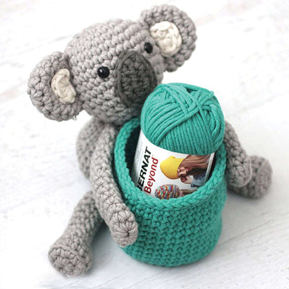 Bernat Koala Crochet Basket Crochet Basket made in Bernat Beyond yarn