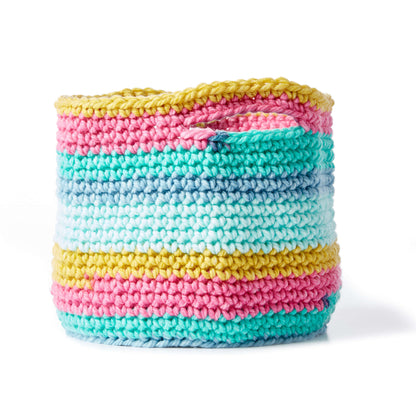 Bernat Bulky Crochet Basket Crochet Basket made in Bernat Pop! Bulky yarn