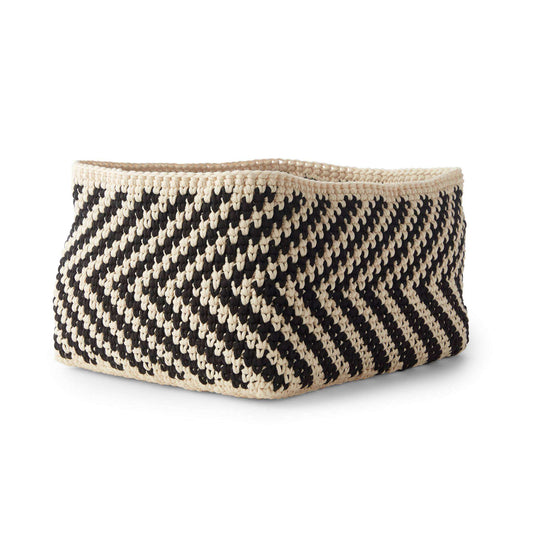 Crochet Basket made in Bernat Maker Home Dec yarn