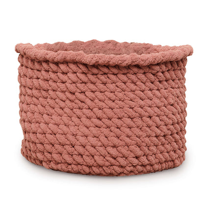 Bernat Store It All Crochet Basket Crochet Basket made in Bernat Blanket Extra Thick yarn
