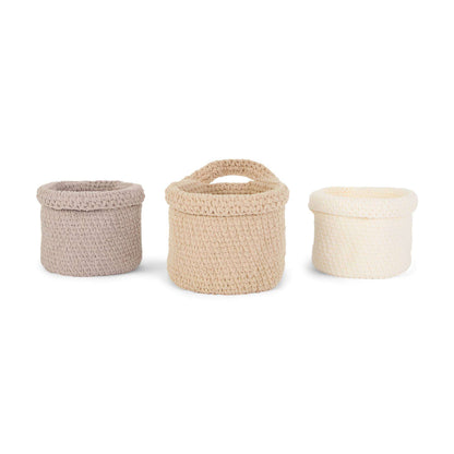 Bernat Crochet Hanging Basket Pale Gray