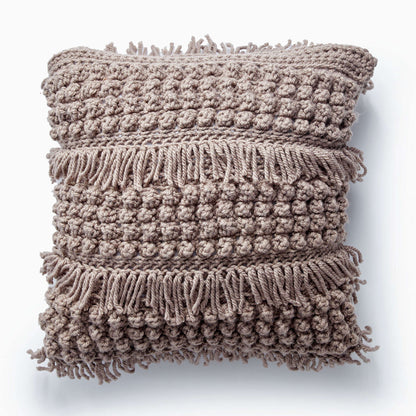 Bernat Tassel and Texture Crochet Pillow Linen