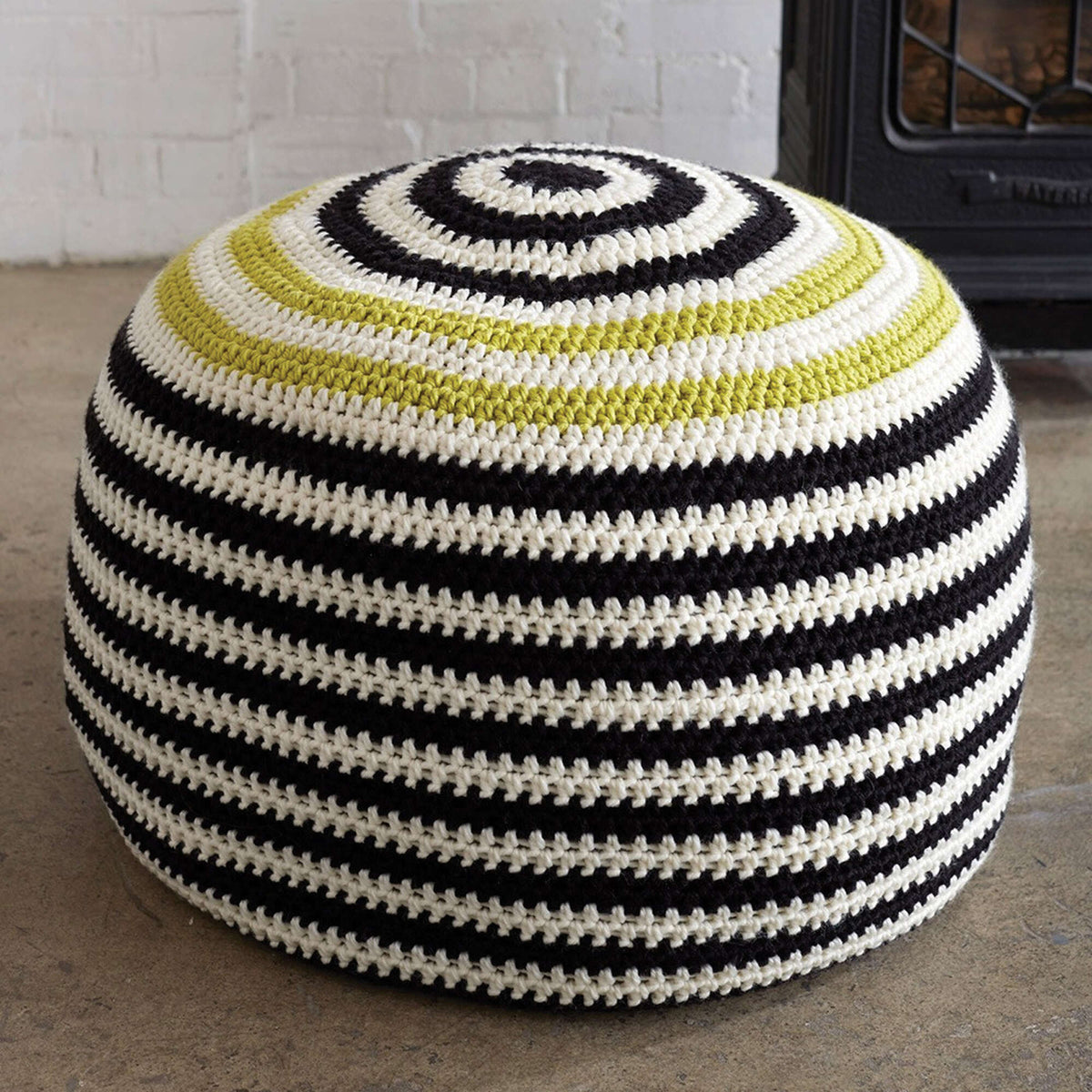 Crochet Pillow made in Bernat Softee Chunky yarn