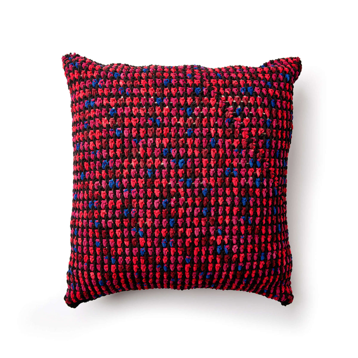 Crochet Pillow made in Bernat Blanket yarn