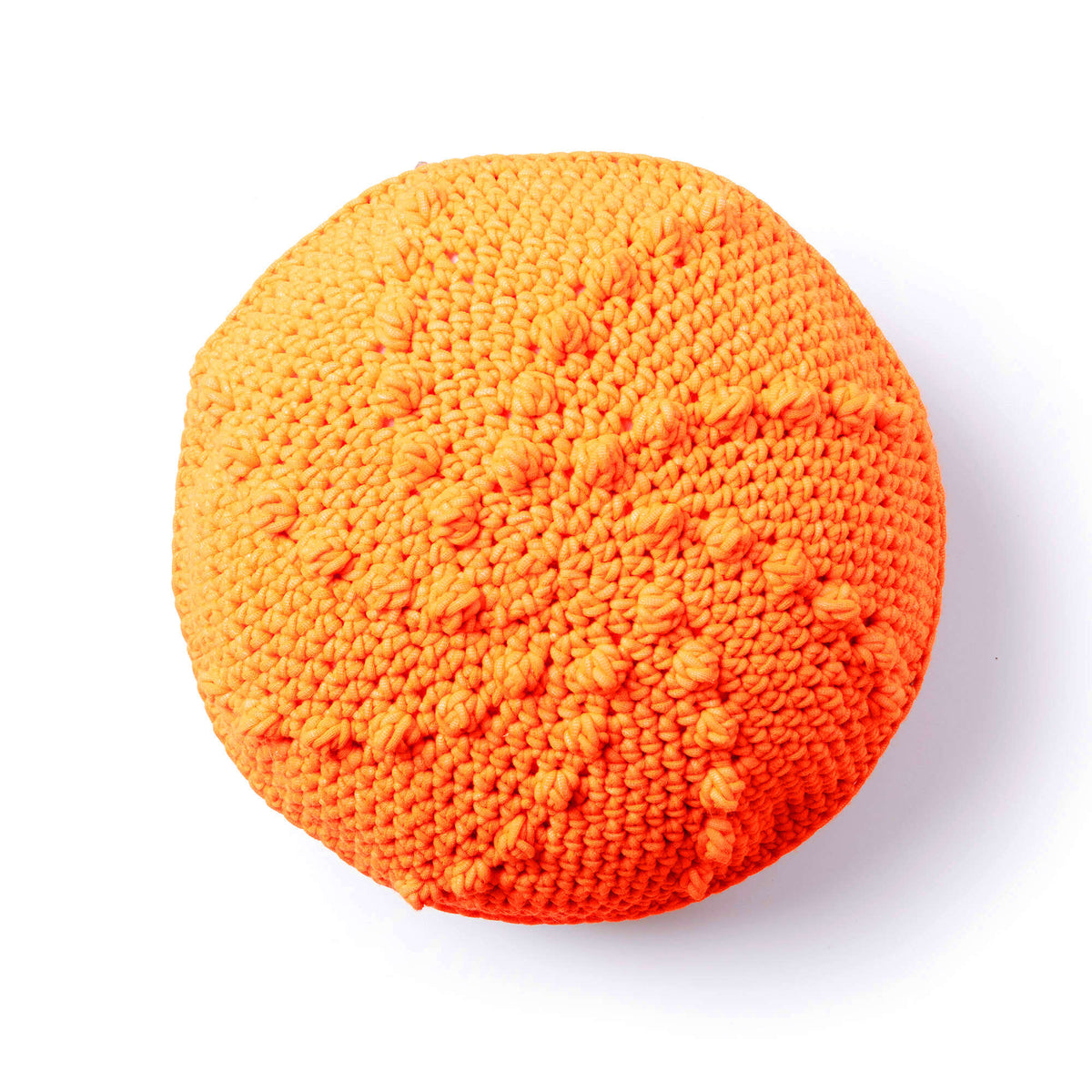 Crochet Pillow made in Bernat Maker Outdoor yarn