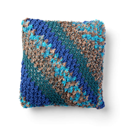 Bernat Corner to Corner Crochet Pillow Crochet Pillow made in Bernat Home Bundle yarn