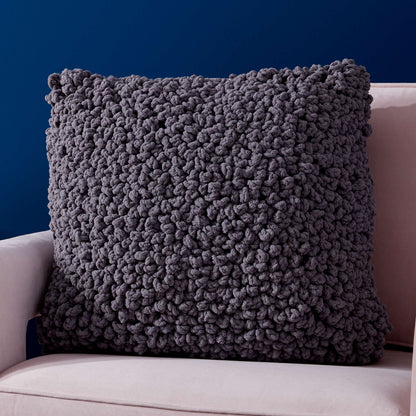 Bernat Astrakhan Loop Crochet Pillow Crochet Pillow made in Bernat Blanket yarn