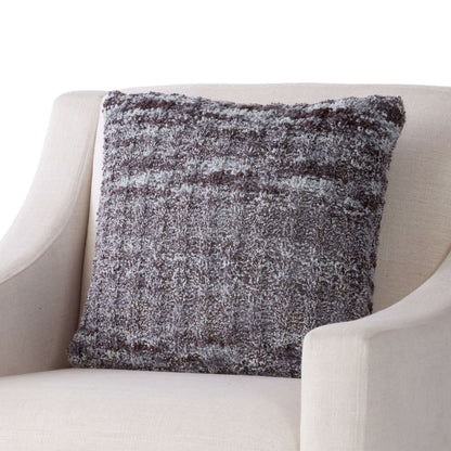 Bernat Simple Twist Knit Pillow Knit Pillow made in Bernat Tweedie yarn