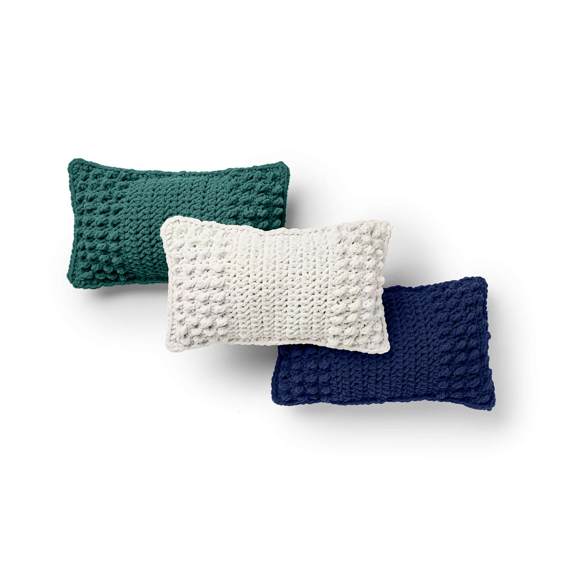 Crochet Pillow made in Bernat Blanket yarn