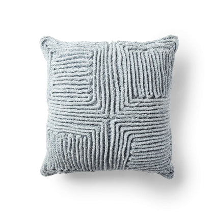 Bernat Swirling Textures Crochet Pillow Single Size