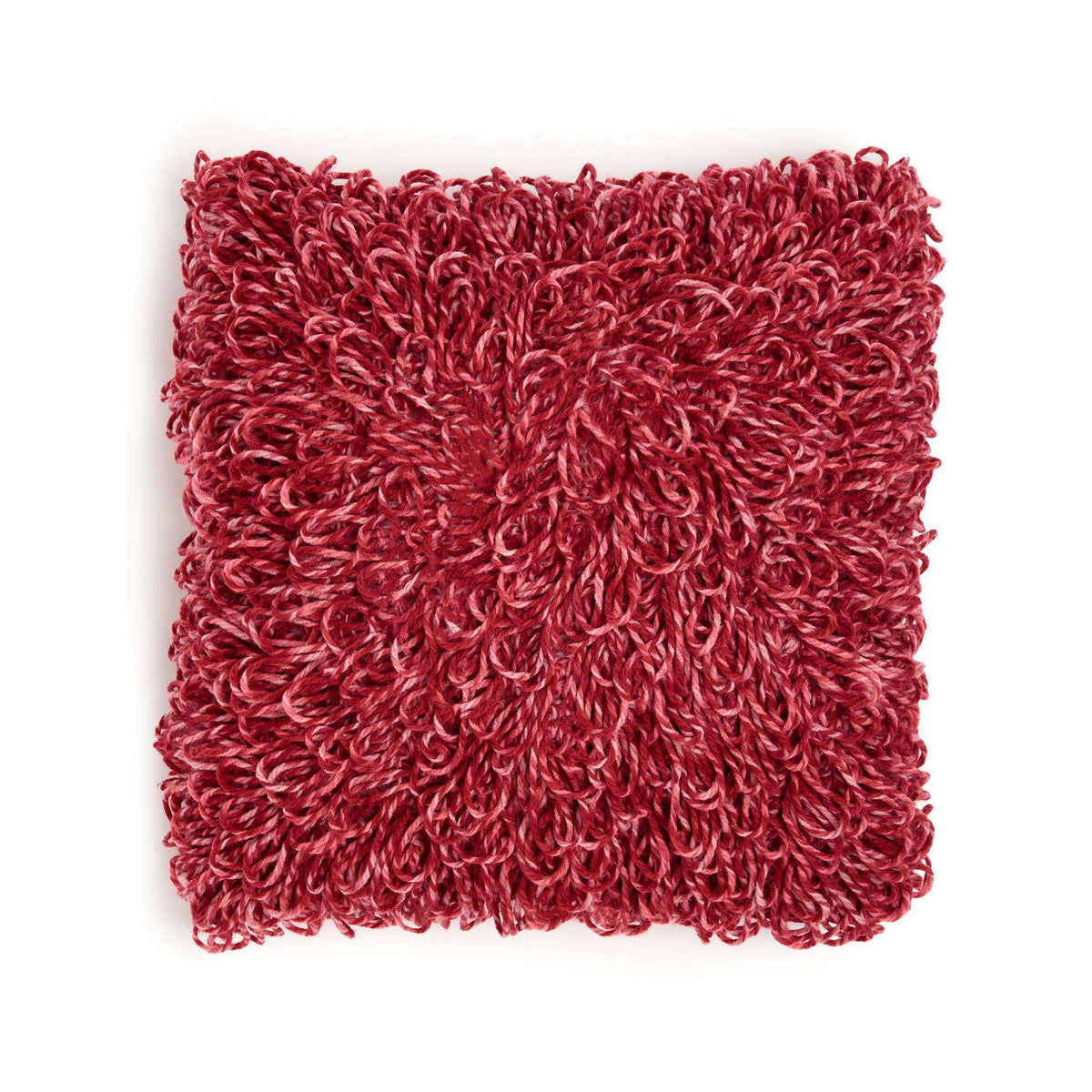 Crochet Pillow made in Bernat Softee Chunky Twist yarn